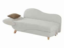 Vente-unique Meridiana derecha convertible en tejido PENELOPE Beige