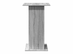 Clicnbuy Mesa alta bar con almacenaje madera Sonoma 60x60x102 cm Gris Discount