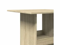 Mesa alta bar con almacenaje madera roble Sonoma 60x60x102 cm^Clicnbuy Online