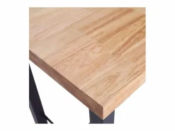 Mesa Alta|Mesa Alta Bar loft roble nordish/negro, 100 cm(alto)120 cm(ancho)70 cm(largo)
