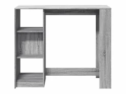 Clicnbuy Mueble Bar|Mesa alta con estante Sonoma 124x46x103,5 cm