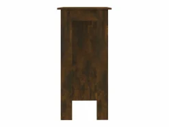 Clicnbuy Mueble Bar|Mesa alta con estante roble Sonoma 102x50x103,5 cm