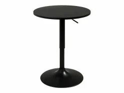 Kayelles Mesa Alta|Mesa Alta de Bar Ø60 cm – Altura Regulable y Giratoria – Diseño Moderno SETI (-i)