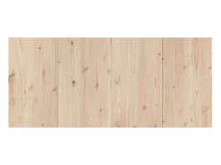 Clicnbuy Mesa alta de bar de madera maciza de pino 180x80x110 cm Marru00f3n Discount