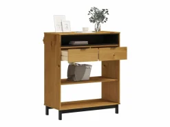 Mesa alta de bar FLAM madera maciza de pino 92x45x110 cm^Clicnbuy Best