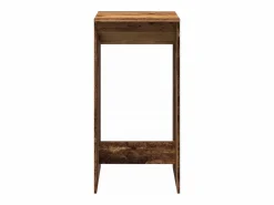Clicnbuy Mesa alta de bar madera de ingeniería envejecida 51x50x103,5 cm Marru00f3n Online
