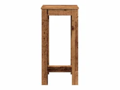 Mesa alta de bar madera de ingeniería envejecida 51x50x103,5 cm^Clicnbuy Outlet