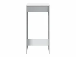 Mesa alta de bar madera de ingeniería blanca 51x50x103,5 cm^Clicnbuy Hot