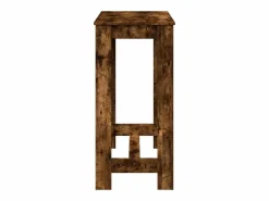 Clicnbuy Mesa alta de bar madera ingeniería roble ahumado 102x50x103,5cm Marru00f3n Sale