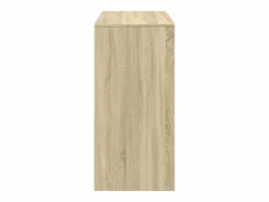 Clicnbuy Mesa alta de bar madera ingeniería roble Sonoma 102x50x103,5 cm Marru00f3n