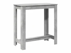 Mesa alta de bar madera ingeniería hormigón 102x50x103,5cm^Clicnbuy Hot
