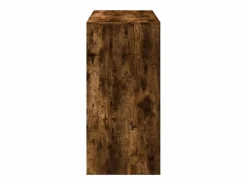 Clicnbuy Mesa Alta|Mesa alta de bar madera ingeniería roble ahumado 102x50x103,5cm