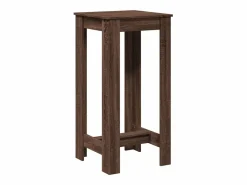 Clicnbuy Mesa Alta|Mesa alta de bar madera ingeniería marrón roble 51x50x103,5 cm