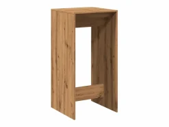 Mesa alta de bar madera ingeniería roble artisian 51x50x103,5cm^Clicnbuy New