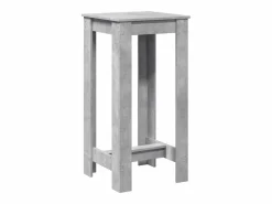 Clicnbuy Mesa alta de bar madera ingeniería hormigón 51x50x103,5 cm Gris Online