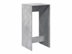 Mesa alta de bar madera ingeniería hormigón 51x50x103,5 cm^Clicnbuy Best