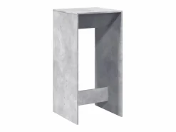 Mesa alta de bar madera ingeniería hormigón 51x50x103,5 cm^Clicnbuy Best