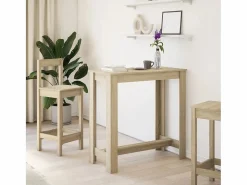 Mesa alta de bar madera ingeniería roble Sonoma 102x50x103,5 cm^Clicnbuy Discount