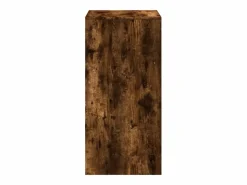 Clicnbuy Mesa alta de bar madera ingeniería roble ahumado 51x50x103,5 cm Marru00f3n
