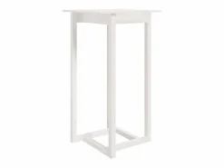 Clicnbuy Mesa Alta|Mesa alta de bar madera maciza de pino 60x60x110 cm