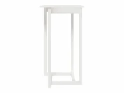 Clicnbuy Mesa Alta|Mesa alta de bar madera maciza de pino 60x60x110 cm