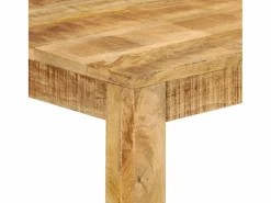 vidaxl Mesa alta de bar madera maciza de mango 112x55x108 cm Color natural claro Clearance