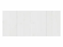 Clicnbuy Mesa alta de bar madera maciza de pino 180x80x110 cm Blanco Discount