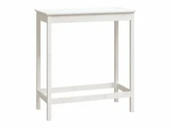 Clicnbuy Mesa Alta|Mesa alta de bar madera maciza de pino 100x50x110 cm