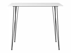Clicnbuy Mesa alta de cocina 120x60x105 cm Blanco Clearance