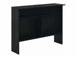 Mesa alta de cocina con 2 encimeras negra 130x40x120 cm^Clicnbuy Hot
