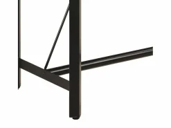 Mesa alta de hierro y madera maciza de mango 180x70x107 cm^Clicnbuy Online