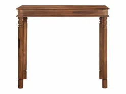Clicnbuy Mesa alta de madera maciza de acacia 120x60x107 cm Marru00f3n Outlet
