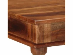 Clicnbuy Mesa alta de madera maciza de acacia 120x60x107 cm Marru00f3n Outlet