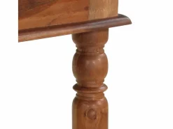 Clicnbuy Mesa alta de madera maciza de acacia 120x60x107 cm Marru00f3n Outlet