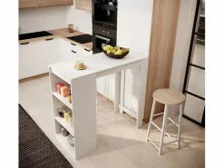 Mesa alta para Cocina Comedor en 110x50x103cm Kyra^MB Muebles Bonitos Best