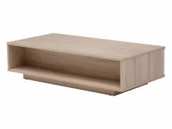 Vente-unique Mesa De Centro|Mesa auxiliar con 3 cajones y 1 estante - Multicolor - FILUTIA