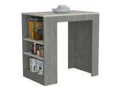 TuHome Isla Cocina|Mesa Auxiliar de cocina Portree en melamina con 2 estantes , 91.18 cm X 92 cm X 58.9 cm ,