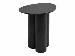 Mesa auxiliar de diseño negra HOLLEN^Miliboo Hot