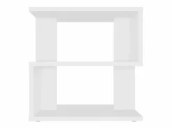 Clicnbuy Mesa auxiliar de madera contrachapada 40x40x40 cm Blanco Sale