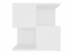 Clicnbuy Mesa auxiliar de madera contrachapada 40x40x40 cm Blanco Sale