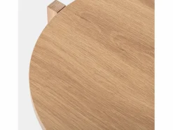 Mesa auxiliar de Madera Natural 45 x 56- Arzen^ Discount