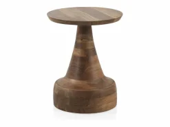 Mesa Auxiliar|Mesa auxiliar de madera natural de acacia
