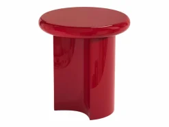 Vente-unique Mesa auxiliar de MDF - lacado - SOBINA Rojo Clearance