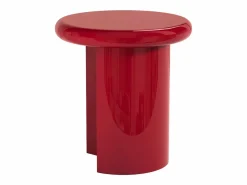 Vente-unique Mesa auxiliar de MDF - lacado - SOBINA Rojo Clearance