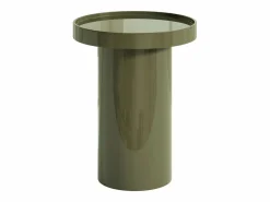 Vente-unique Mesa Auxiliar|Mesa auxiliar de MDF - Verde lacado - SYBEVA