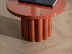 Vente-unique Colección Rouge Passion|Mesa Auxiliar|Mesa auxiliar de metal - Color: - SEMALIA