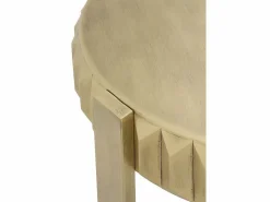 Mesa auxiliar de metal Dorado Clearance