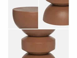 Sweeek Mesa Auxiliar|Mesa auxiliar de metal terracotta