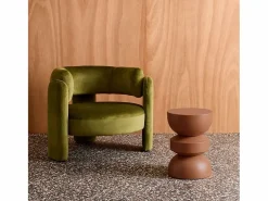 Sweeek Mesa Auxiliar|Mesa auxiliar de metal terracotta