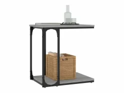 Clicnbuy Mesa auxiliar madera contrachapada Sonoma 50x35x52 cm Gris Online